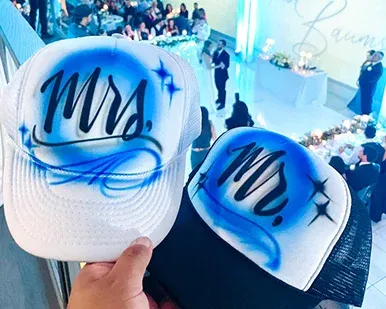 Incorporating live airbrushing into weddings introduces a touch of artistic elegance